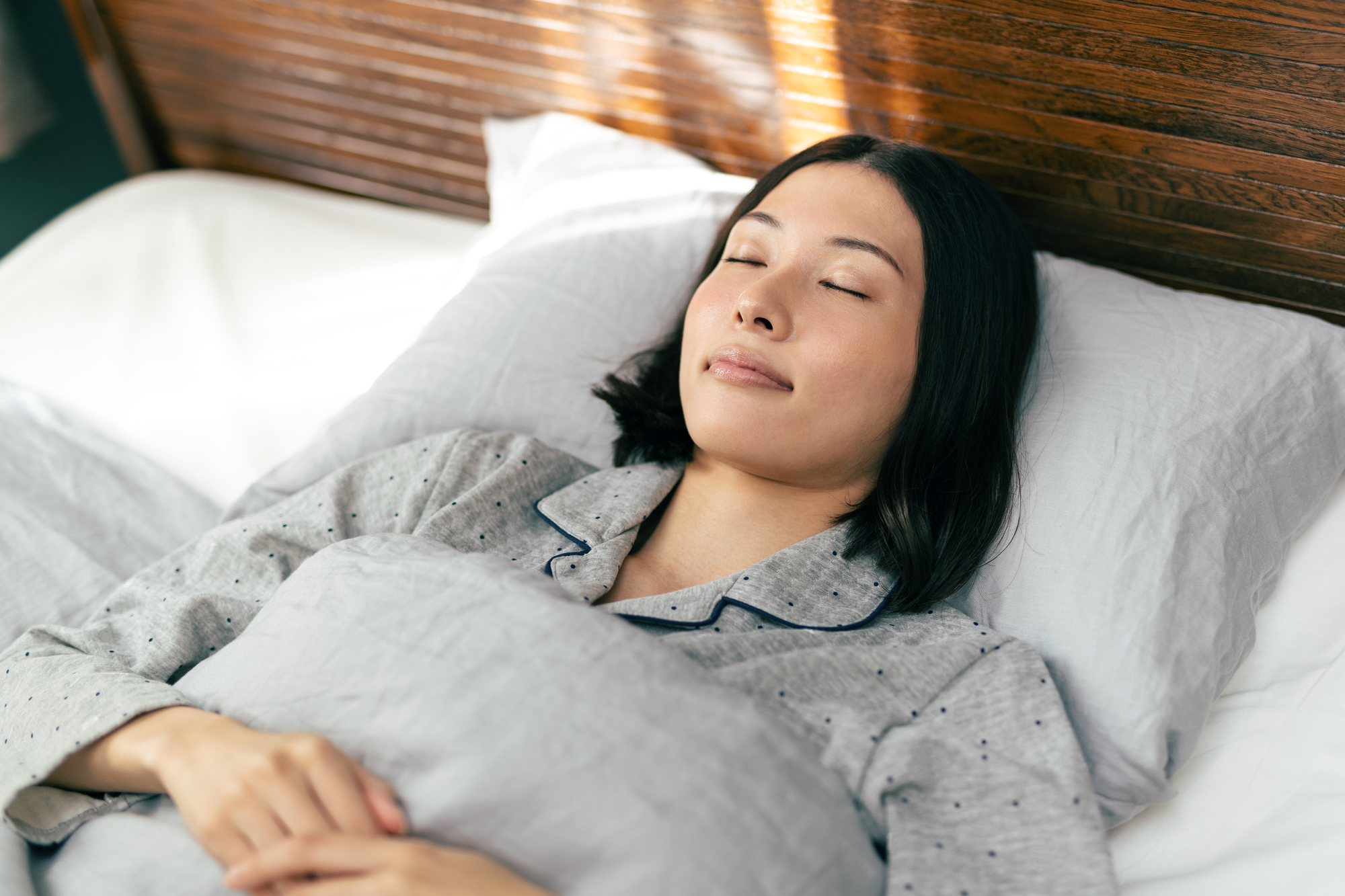 後鼻漏が無くなって安眠のイメージ